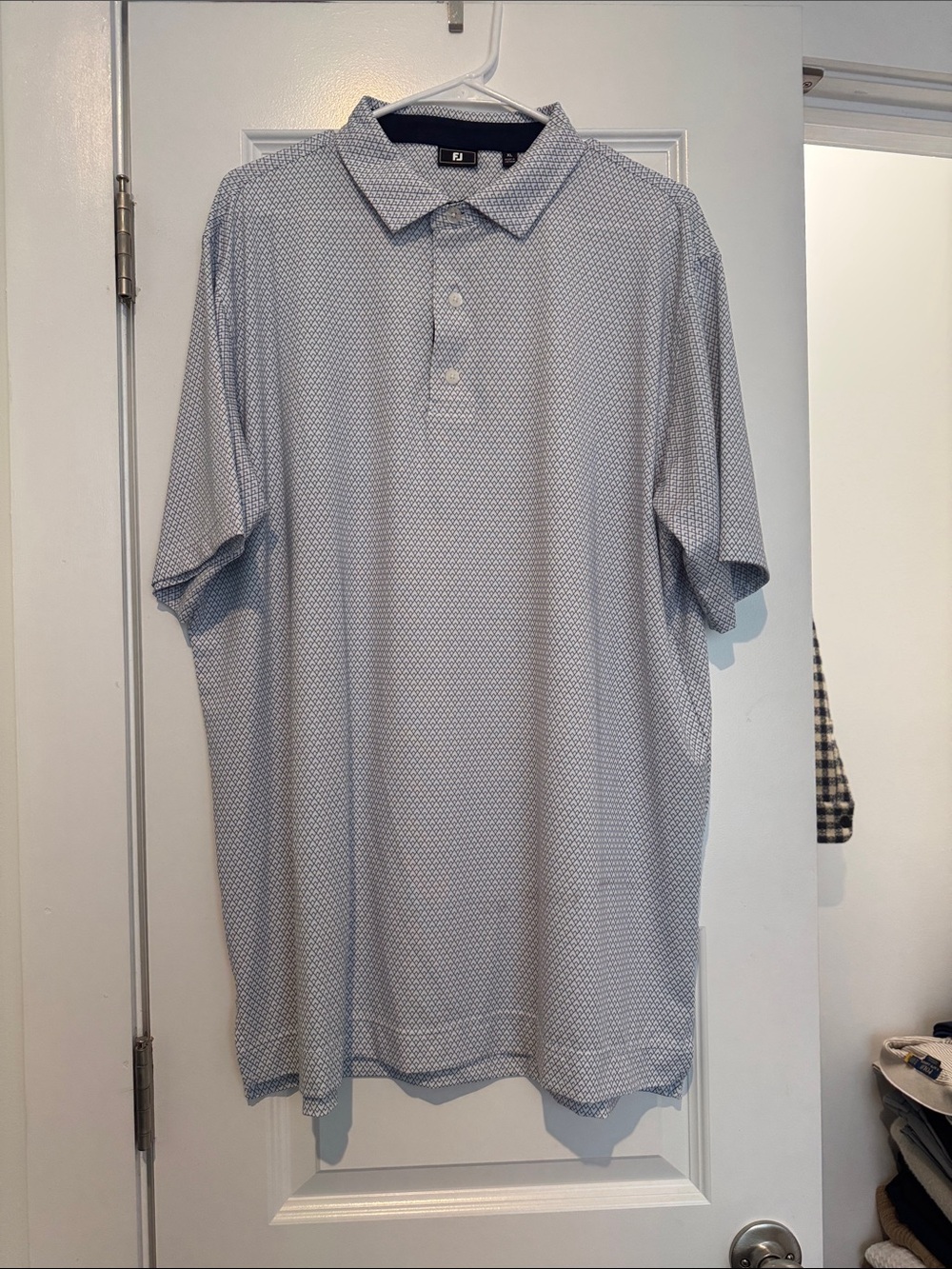 FootJoy Light Blue Micro-Pattern Polo